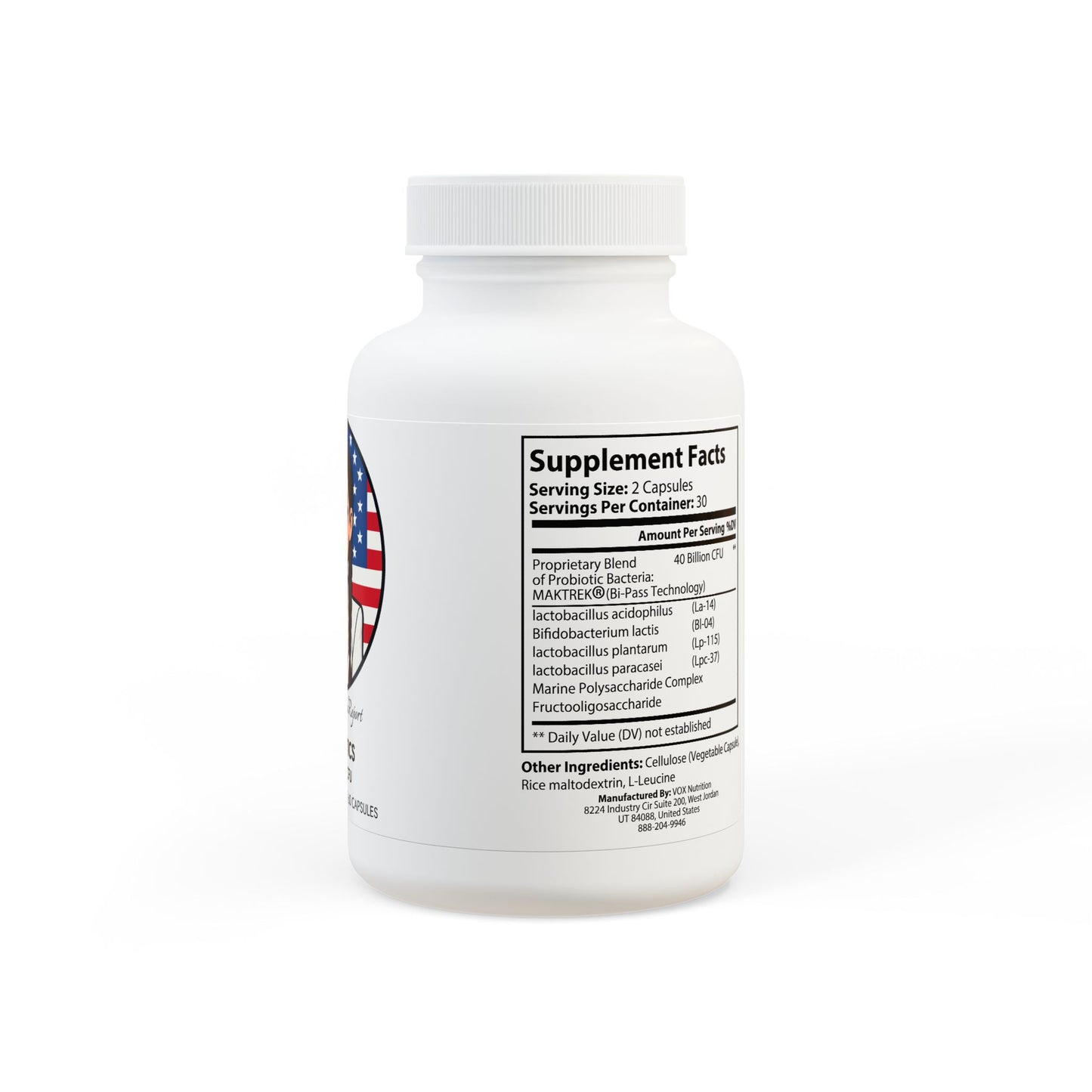 Probiotics Supplement (60 Capsules)