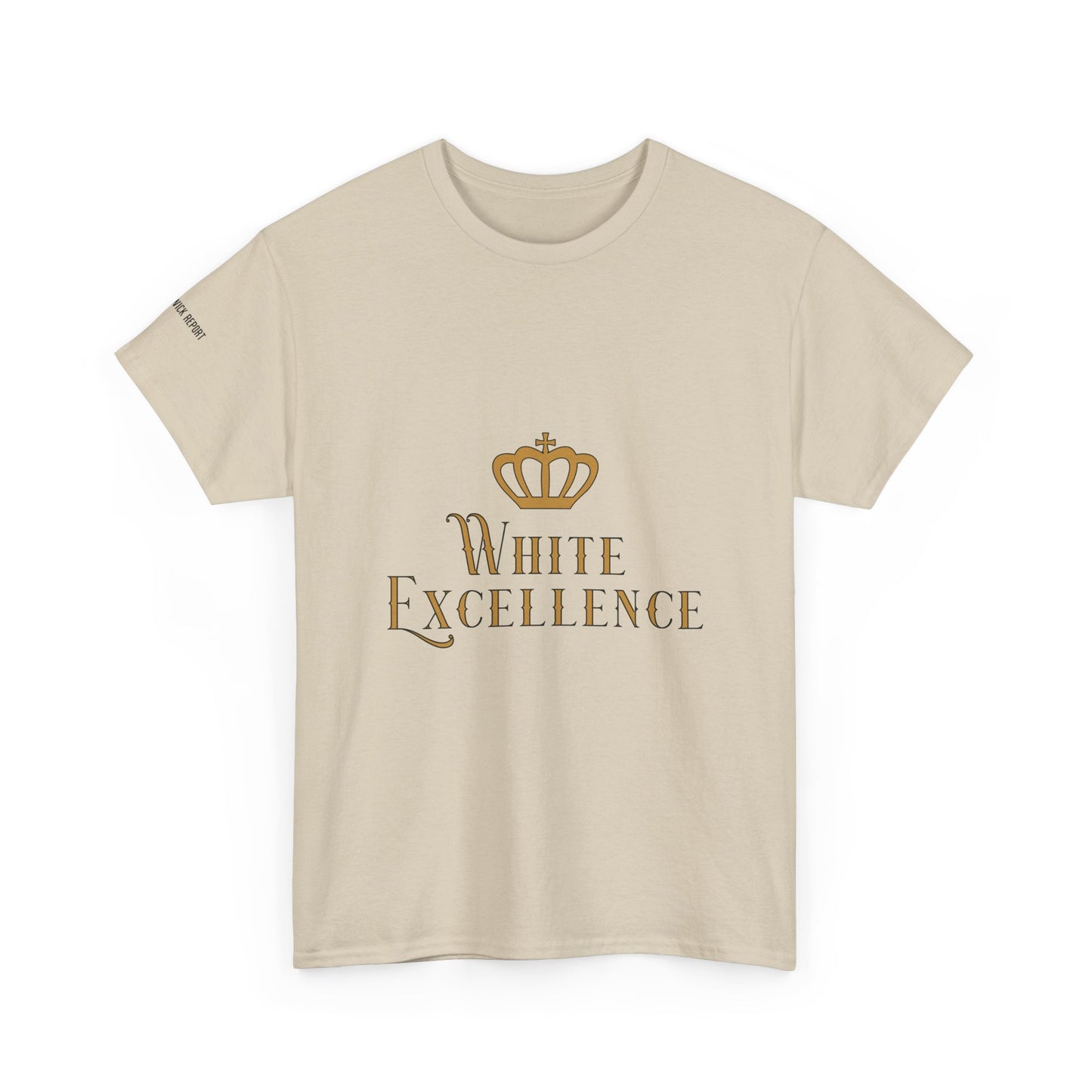 White Excellence tee
