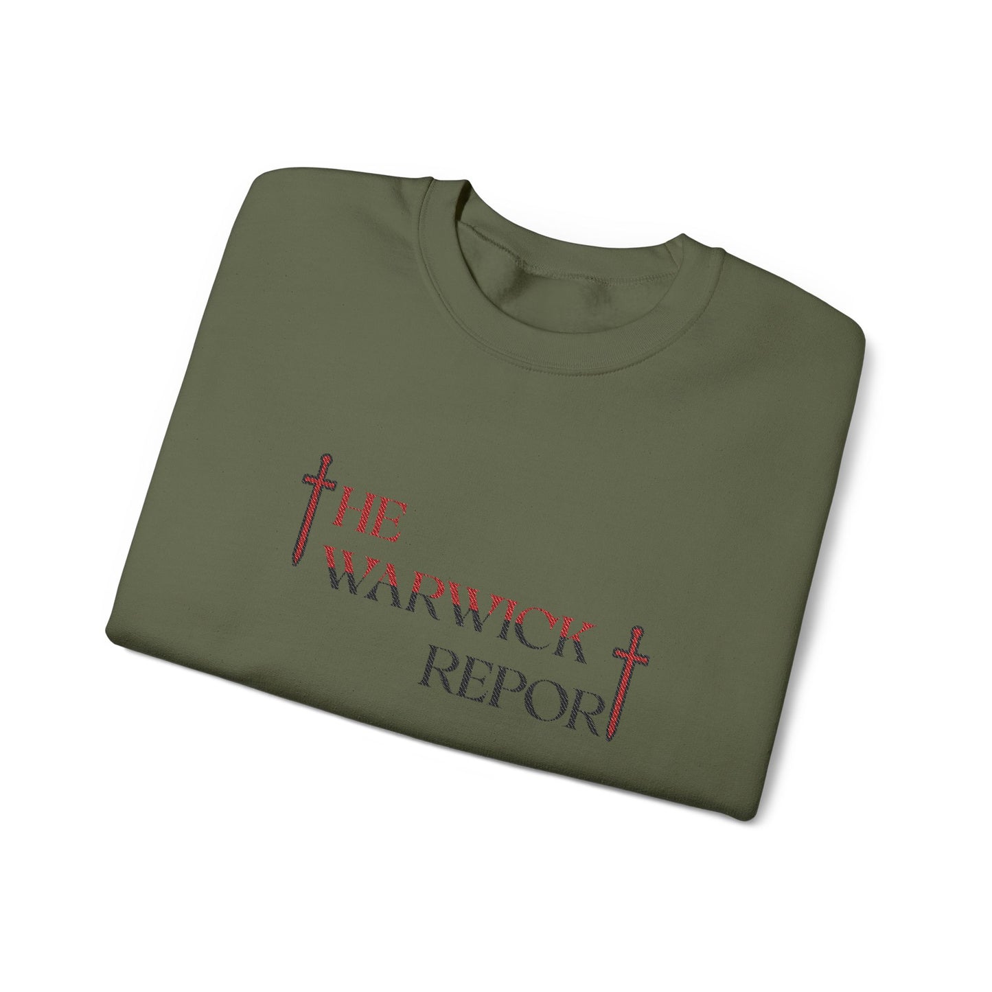 The Warwick Report Embroidered Crewneck