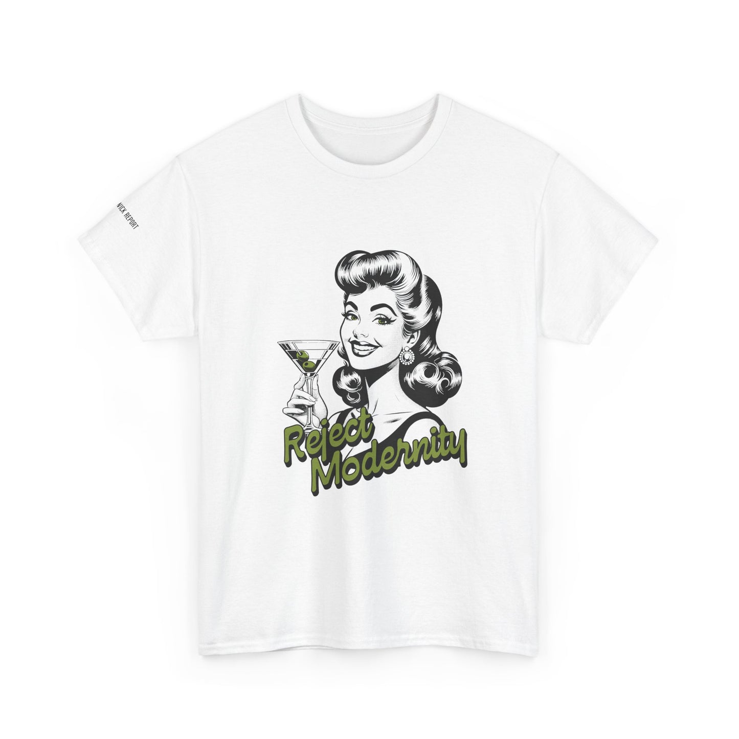 reject modernity martini tee