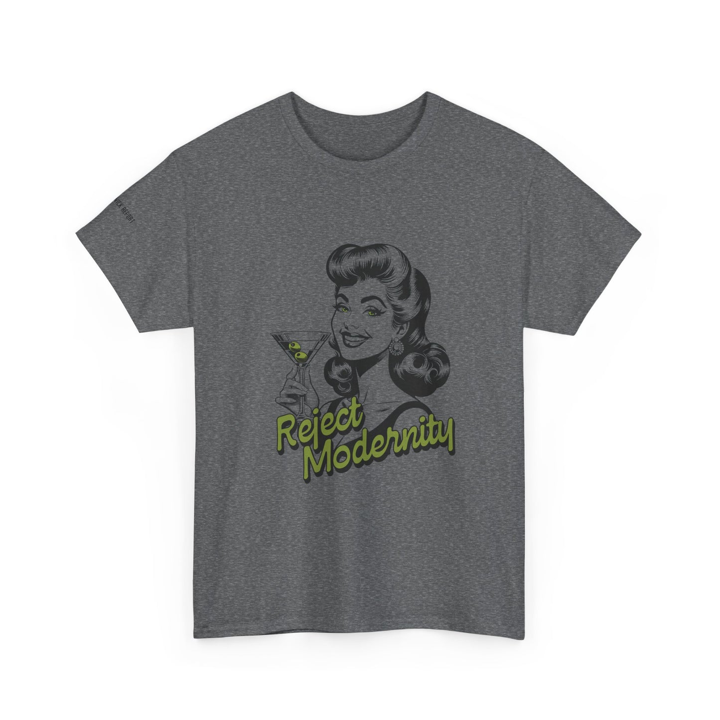 reject modernity martini tee