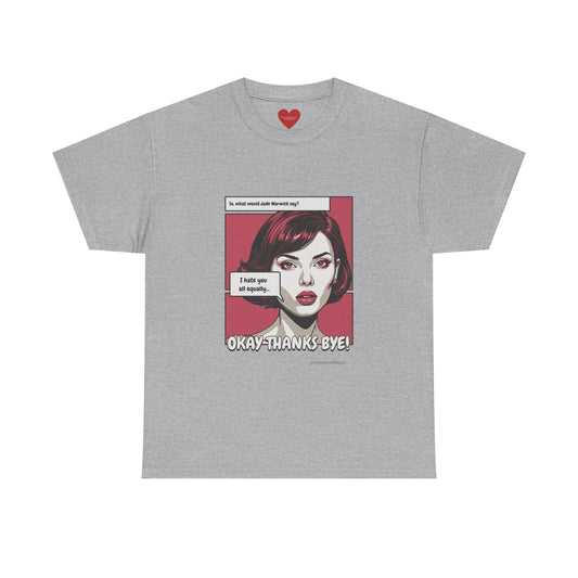 I hate you all equally pop art tee