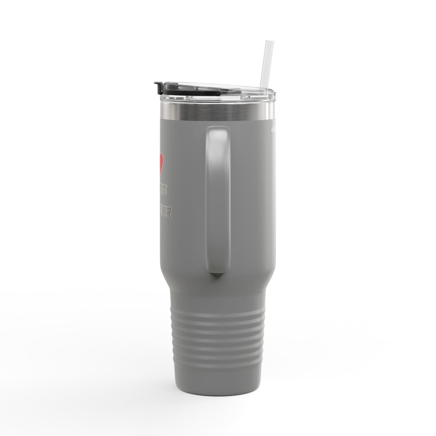 Wireless hole puncher insulated travel mug