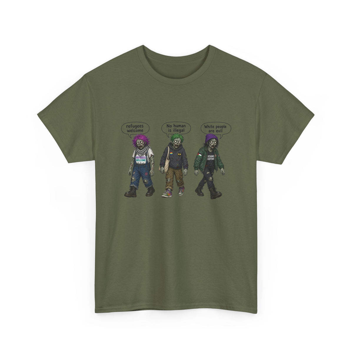 Halloween tee zombie